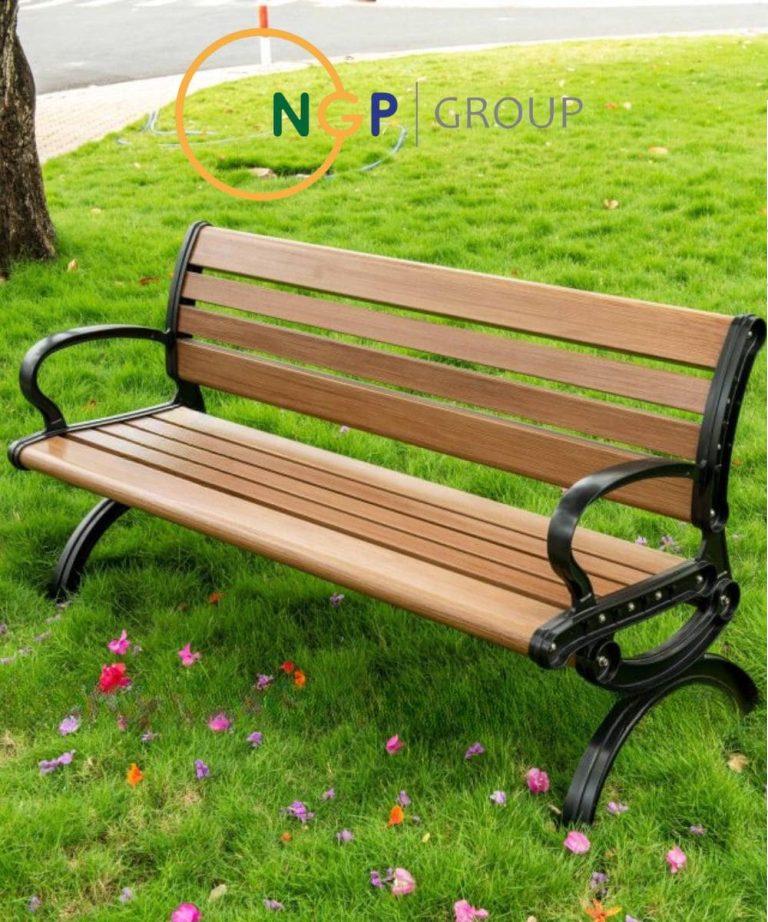 Ghế công viên hợp kim nhôm đúc ngoài trời