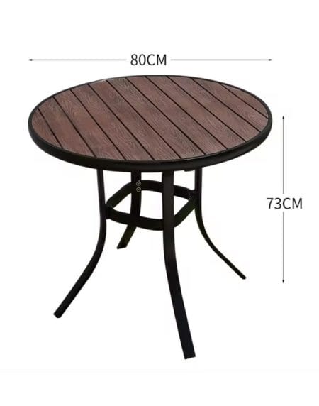 Bộ Bàn Tròn Khung Nhôm Nan Nhựa Composite BG18 Bộ Bàn Tròn Khung Nhôm Nan Nhựa Composite BG18