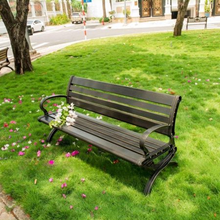 Ghế Băng Công Viên Nhôm Đúc Ngoài Trời