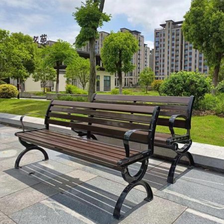 Ghế Công Viên Composite Màu Nâu BG110