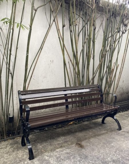 Ghế Công Viên Composite Màu Nâu BG110