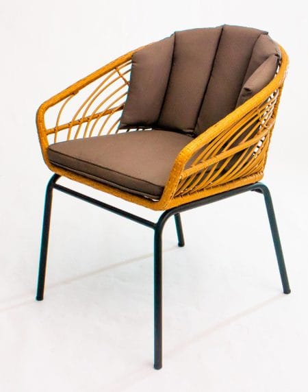 Alternative view of Bàn ghế nhựa giả mây ngoài trời BB030