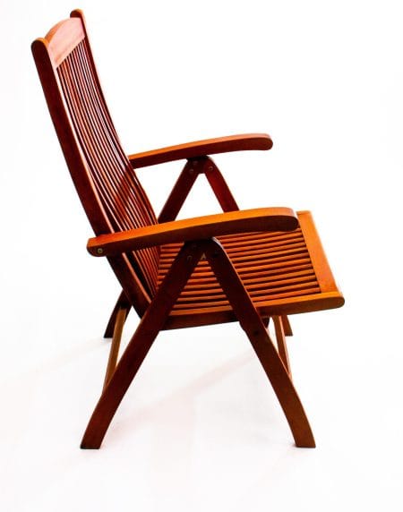 Alternative view of Ghế xếp 5 bậc gỗ chò sân vườn ngoài trời G001