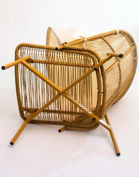 Ghế thư giãn nhựa giả mây có đệm lót mái dù G145 IMG 2740d6