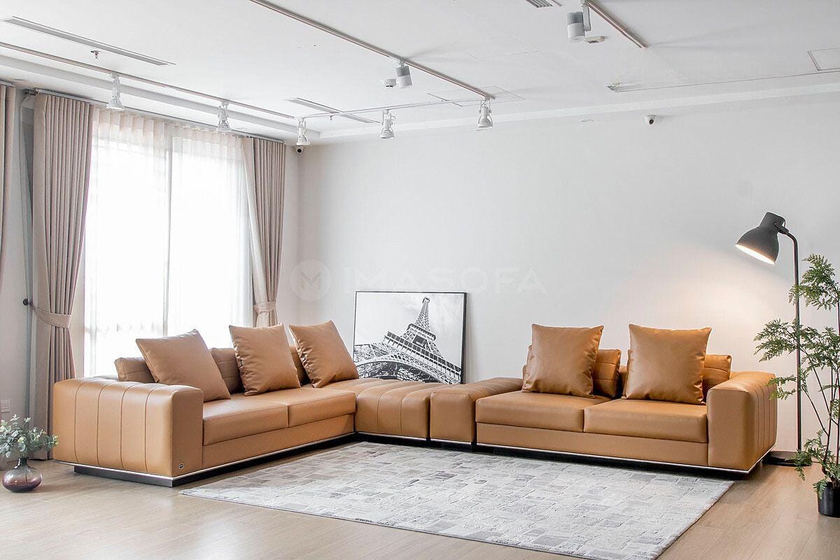 Sofa phòng khách góc chữ L đem lại không gian thoải mái rộng rãi