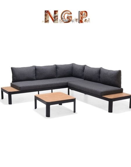 Alternative view of Sofa góc chữ L ngoài trời bg15