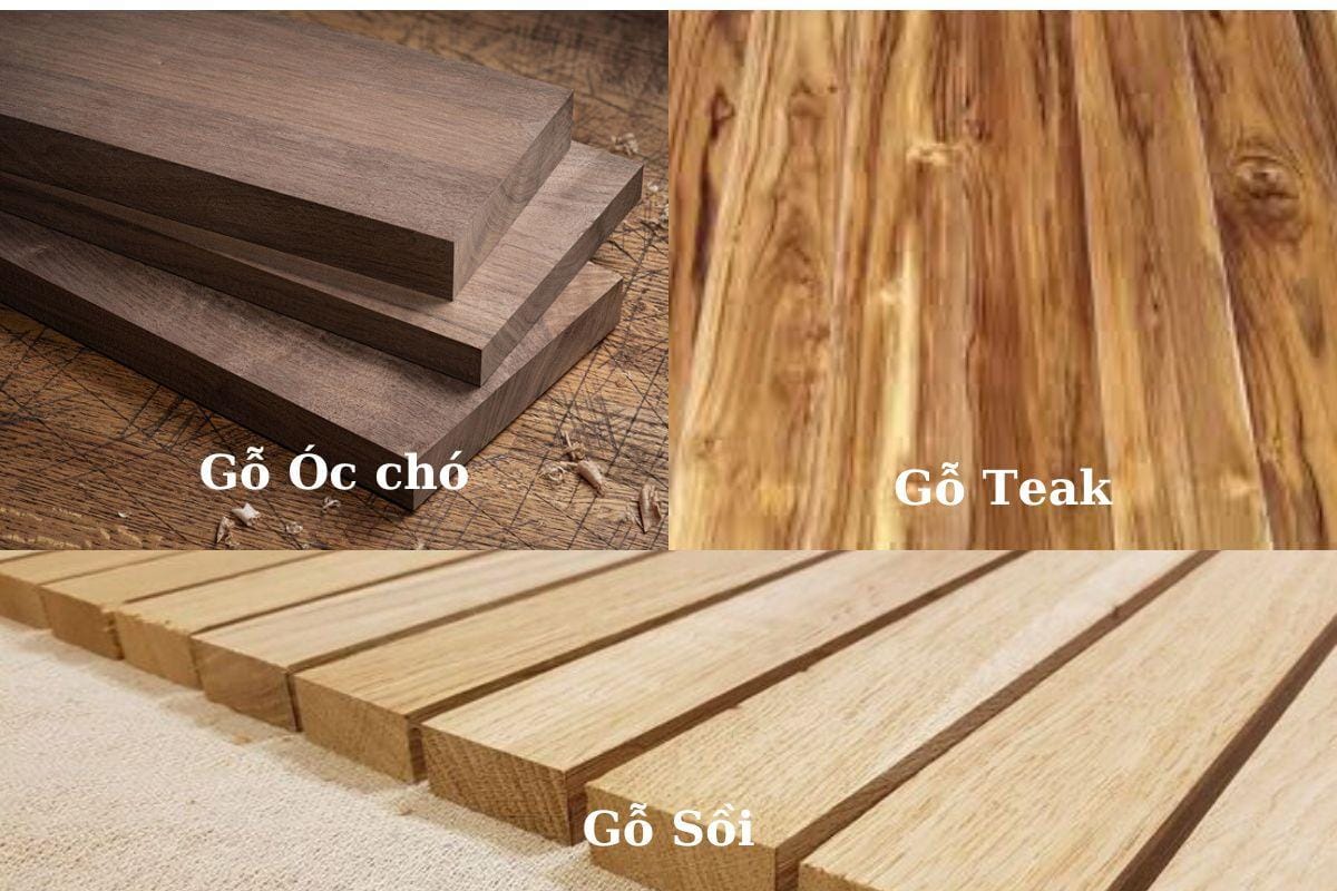 Các loại gỗ phổ biến