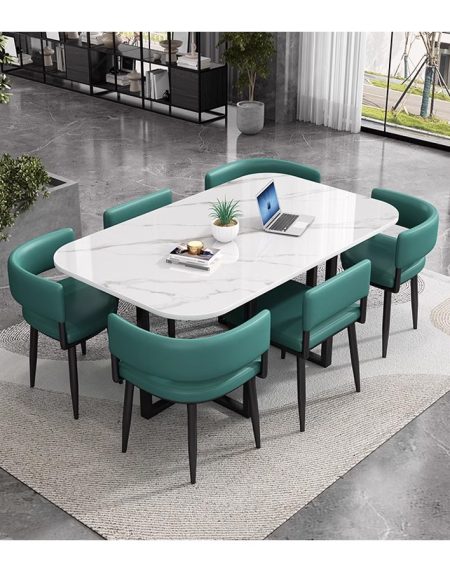 Bàn Ăn Đá Cẩm Thạch 6 Ghế Hiện Đại Cho Nhà Hàng Bàn Ăn Đá Cẩm Thạch 6 Ghế Hiện Đại Cho Nhà Hàng