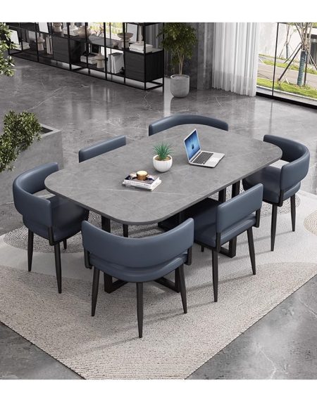Bàn Ăn Đá Cẩm Thạch 6 Ghế Hiện Đại Cho Nhà Hàng Bàn Ăn Đá Cẩm Thạch 6 Ghế Hiện Đại Cho Nhà Hàng