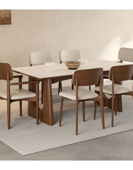 Bàn Ăn Đá Sang Trọng Kèm 6 Ghế Gấp Tiết Kiệm Không Gian Bàn Ăn Đá Sang Trọng Kèm 6 Ghế Gấp Tiết Kiệm Không Gian