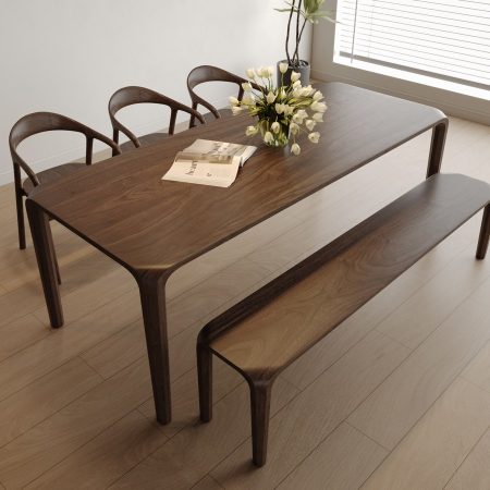 Bàn Ăn Gỗ Óc Chó Bắc Mỹ Hiện Đại Sang Trọng Bàn Ăn Gỗ Óc Chó Bắc Mỹ Hiện Đại Sang Trọng