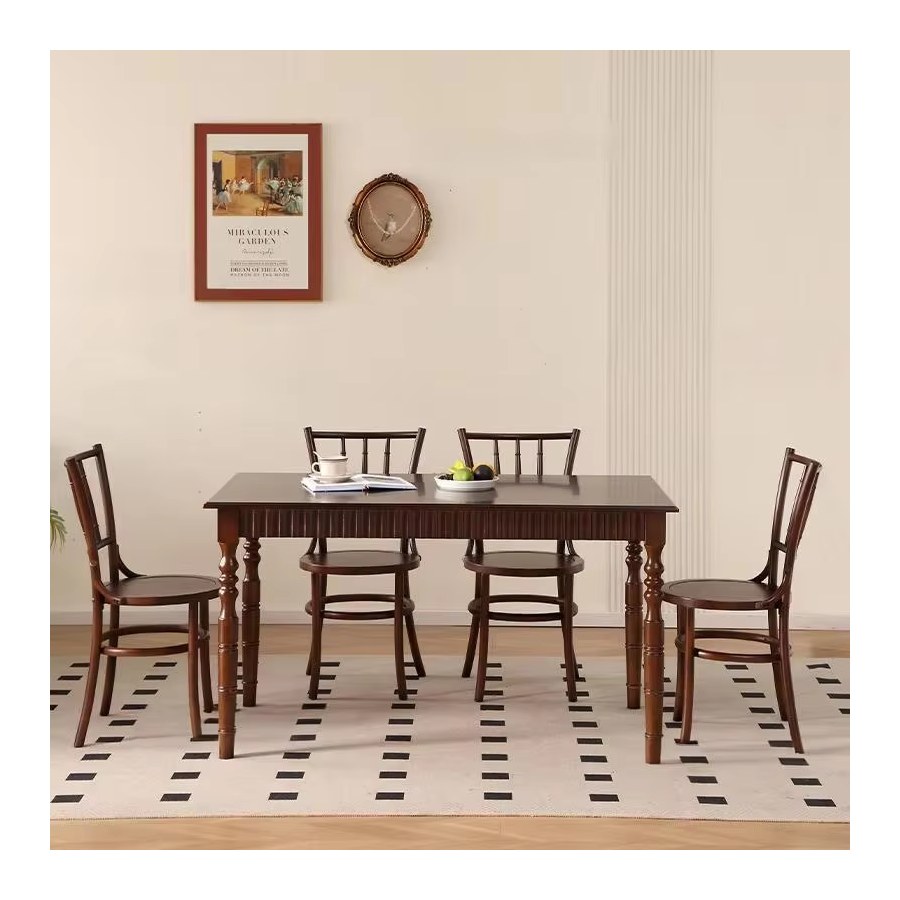 Bàn Ăn Gỗ Tre Hiện Đại Hình Chữ Nhật Bàn Ăn Gỗ Tre Hiện Đại Hình Chữ Nhật