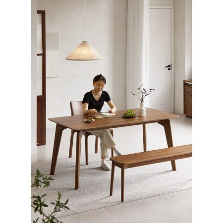 Bàn Ăn Gỗ Tự Nhiên Hiện Đại Cho 6 Người Bàn Ăn Gỗ Tự Nhiên Hiện Đại Cho 6 Người