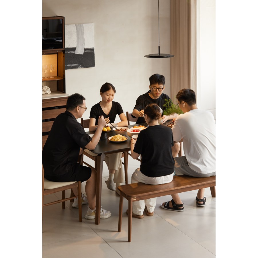 Bàn Ăn Gỗ Tự Nhiên Hiện Đại Mặt Đá Sintered Bàn Ăn Gỗ Tự Nhiên Hiện Đại Mặt Đá Sintered