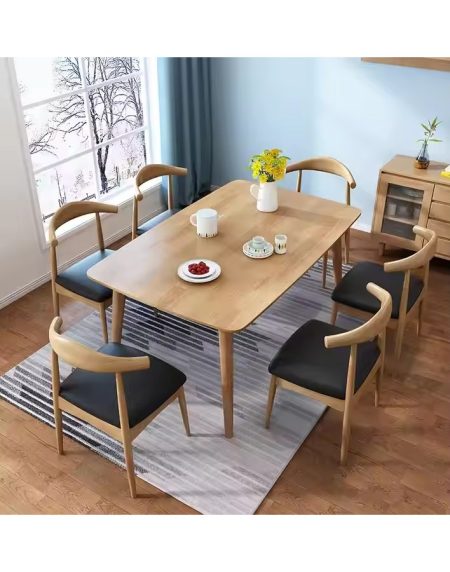 Bàn Ăn Hiện Đại Gỗ Tự Nhiên 6-8 Người Đẹp