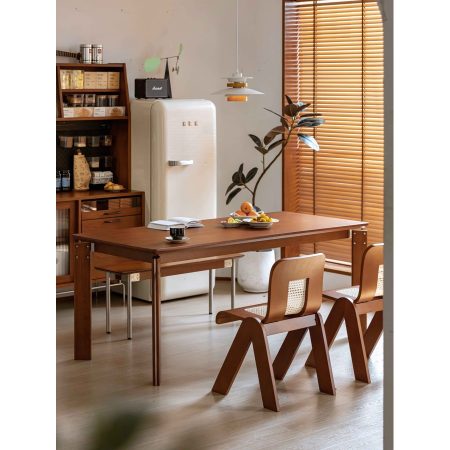 Bàn Ăn Hình Chữ Nhật Gỗ Tự Nhiên Sang Trọng Dành Cho Gia Đình Bàn Ăn Hình Chữ Nhật Gỗ Tự Nhiên Sang Trọng Dành Cho Gia Đình