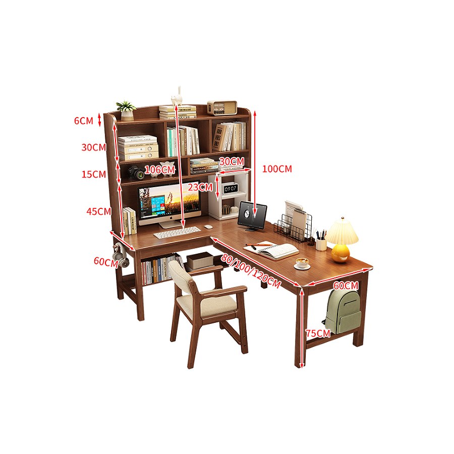Bàn Học L Hình Cho Trẻ Em Bằng Gỗ Hiện Đại Bàn Học L Hình Cho Trẻ Em Bằng Gỗ Hiện Đại