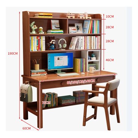 Bàn Học Trẻ Em Gỗ Hiện Đại Bền Bỉ Thiết Kế Thời Trang