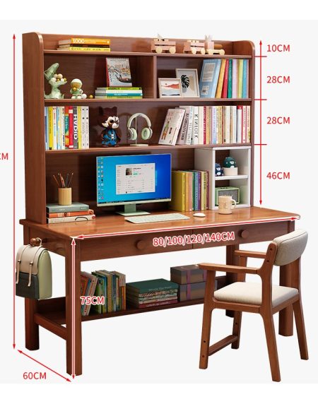 Bàn Học Trẻ Em Gỗ Hiện Đại Bền Bỉ Thiết Kế Thời Trang