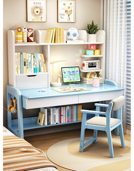 Bàn Học Trẻ Em Gỗ Tự Nhiên Bền Đẹp Có Kệ Sách Bàn Học Trẻ Em Gỗ Tự Nhiên Bền Đẹp Có Kệ Sách