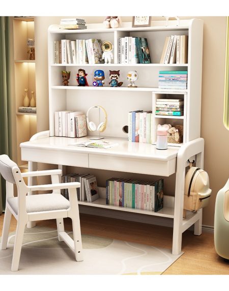 Bàn Học Trẻ Em Gỗ Tự Nhiên Chắc Chắn Có Kệ Sách Bàn Học Trẻ Em Gỗ Tự Nhiên Chắc Chắn Có Kệ Sách