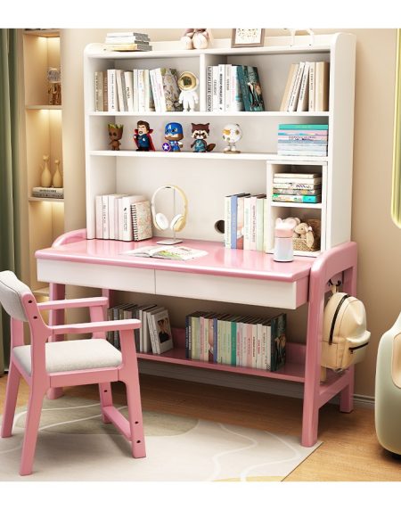 Bàn Học Trẻ Em Gỗ Tự Nhiên Chắc Chắn Có Kệ Sách Bàn Học Trẻ Em Gỗ Tự Nhiên Chắc Chắn Có Kệ Sách