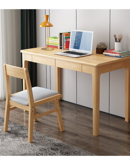 Bàn Học Trẻ Em Gỗ Tự Nhiên Hiện Đại Đơn Giản