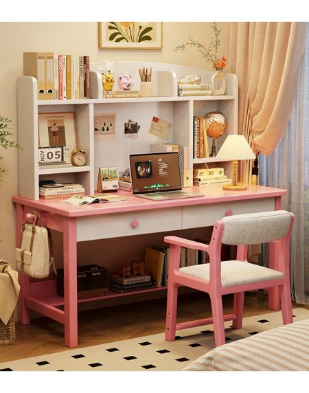 Bàn Học Trẻ Em Gỗ Tự Nhiên Kiểu Dáng Hiện Đại Bền Bỉ