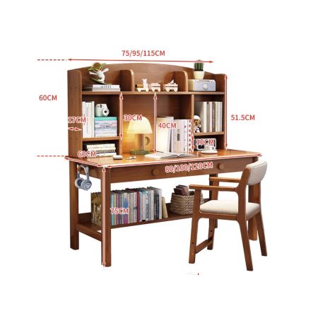 Bàn Học Trẻ Em Gỗ Tự Nhiên Kiểu Dáng Hiện Đại Bền Bỉ