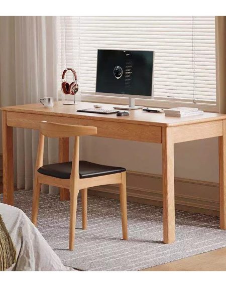 Bàn Học Trẻ Em Gỗ Tự Nhiên Thiết Kế Đơn Giản Bền Bỉ