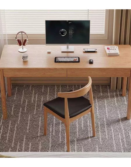 Bàn Học Trẻ Em Gỗ Tự Nhiên Thiết Kế Đơn Giản Bền Bỉ