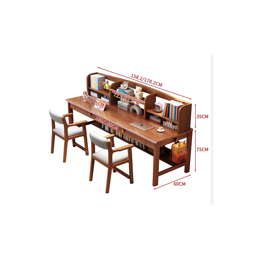 Bàn Học Trẻ Em Gỗ Tự Nhiên Thiết Kế Hiện Đại Có Ngăn Kéo Bàn Học Trẻ Em Gỗ Tự Nhiên Thiết Kế Hiện Đại Có Ngăn Kéo