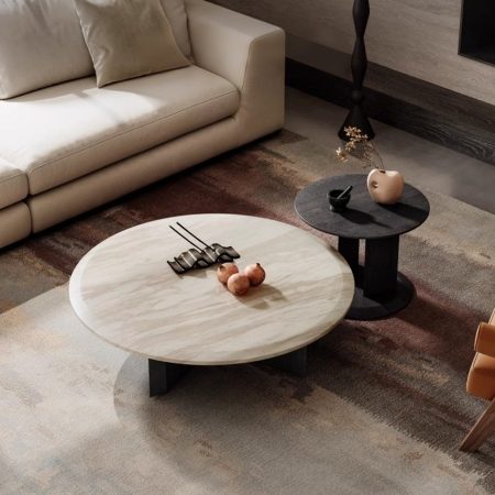 Bàn Trà Đá Cẩm Thạch Hiện Đại Thiết Kế Tối Giản