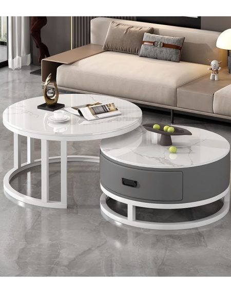Bàn Trà Đá Cao Cấp Hiện Đại Cho Phòng Khách Nhỏ