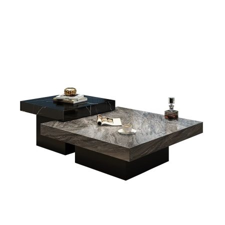 Bàn Trà Đá Ethiopia Khung Kim Loại Hiện Đại Bền Bỉ Dễ Dọn Dẹp