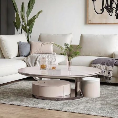 Bàn Trà Đá Hiện Đại Bền Bỉ Cho Phòng Khách