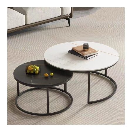 Bàn Trà Đá Hiện Đại Có Ngăn Kéo Lưu Trữ