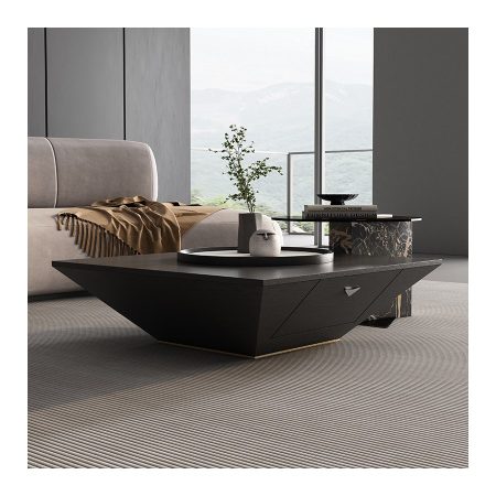 Bàn Trà Đá Hiện Đại Wabi-sabi Có Ngăn Kéo