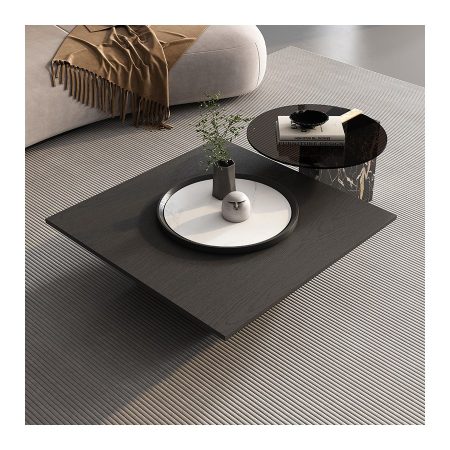 Bàn Trà Đá Hiện Đại Wabi-sabi Có Ngăn Kéo