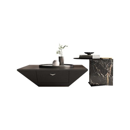 Bàn Trà Đá Hiện Đại Wabi-sabi Có Ngăn Kéo