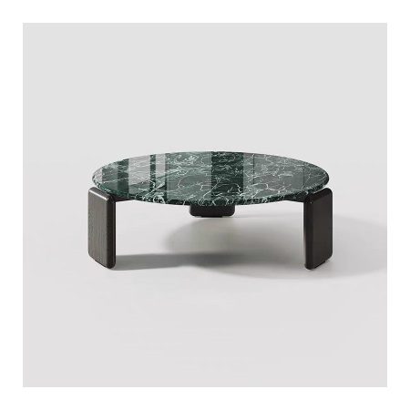 Bàn Trà Đá Marble Đỏ Tím Gỗ Sồi Tối Giản