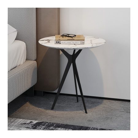 Bàn Trà Đá Marble Khung Kim Loại Tối Giản Đa Năng