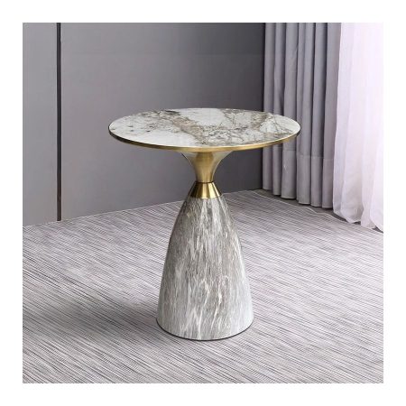 Bàn Trà Đá Tối Giản Ý Hiện Đại Có Khả Năng Xoay