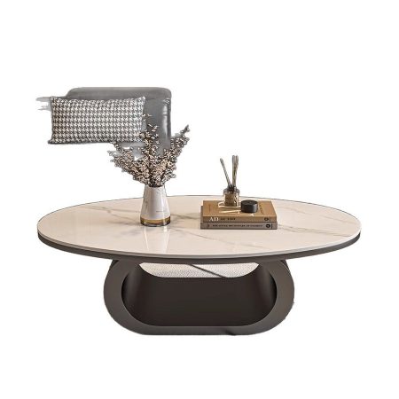 Bàn Trà Đá Tự Nhiên Hiện Đại Cho Phòng Khách
