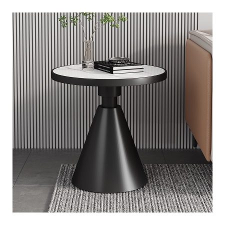 Bàn Trà Gập Đá Tối Giản Ý Khung Thép Carbon