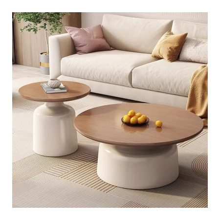 Bàn Trà Gỗ Công Nghiệp Cổ Điển 70X46X37 cm