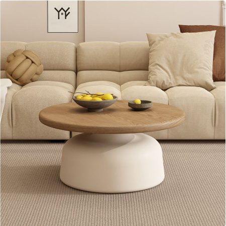 Bàn Trà Gỗ Công Nghiệp Cổ Điển 70X46X37 cm