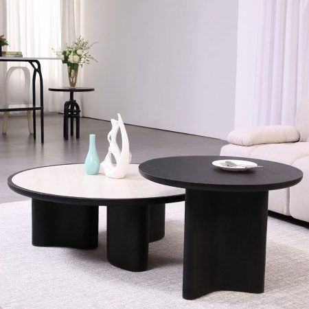 Bàn Trà Gỗ Hiện Đại Tối Giản Có Khoang Lưu Trữ