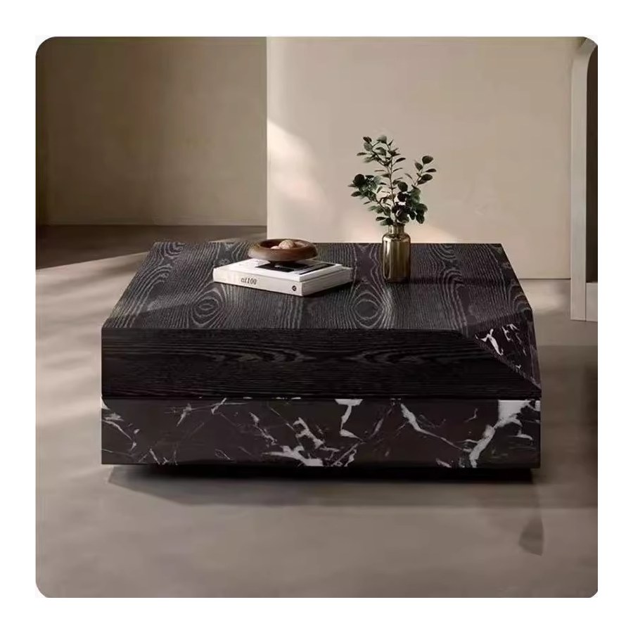 Bàn Trà Gỗ Tối Giản Có Ngăn Kéo Xoay Hiện Đại Bàn Trà Gỗ Tối Giản Có Ngăn Kéo Xoay Hiện Đại