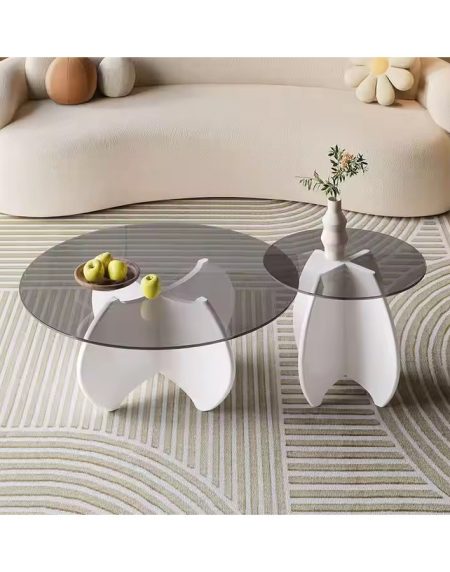 Bàn Trà Gỗ Tự Nhiên Hiện Đại Kính Đáy Điều Chỉnh Bàn Trà Gỗ Tự Nhiên Hiện Đại Kính Đáy Điều Chỉnh